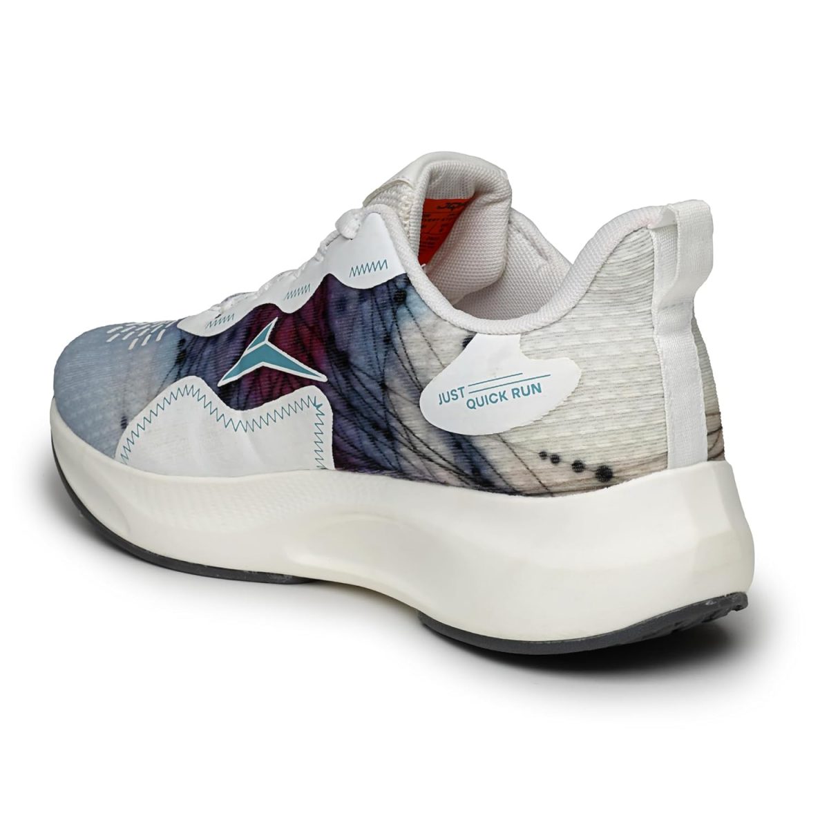 JQR Bella-N White Sports Shoe for Men | Breathable Mesh | Shock Absorption | Non-Slip | Lightweight & Comfortable | Stylish & Durable for Gym, Walking, Jogging & Casual Use for Everyday Wear - Image 4