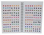 Multicolor Book Mini Small Size Kumkum bindi book Forehead Sticker Tikli Multi Bindi Booklet for Girls 948 Multi Bindi Book - Image 3