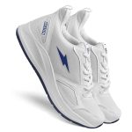 BRUTON EVA Lite Sports Running,Walking & Gym, School Shoes Lightweight Extra Jump Casual Sneaker Lace-Up Shoes for Men's & Boy's - White