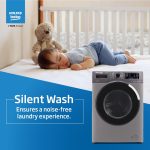 Voltas Beko 8.0kg, Inverter, 5 Star Front Load Washing Machine (WFL8014VTAP, Anthracite), Auto Dosing,Stain Expert - Image 3