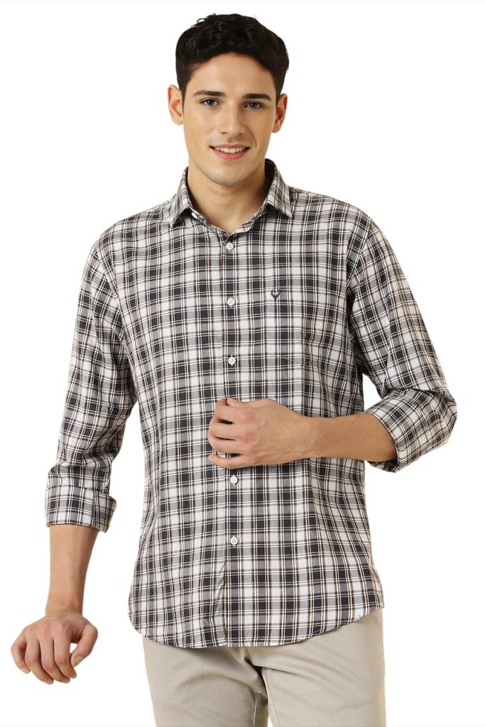 Allen Solly Men's Small Checks Casual Shirt