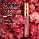 LAKMÉ Rouge Bloom Matte Lip Liquid, Matte Finish, Longlasting For Up To 14 Hours, Quick Drying & Transfer-Proof, Infused With Vita Rose For Smooth & Moisturised Lips - Blushing Bae - Image 3