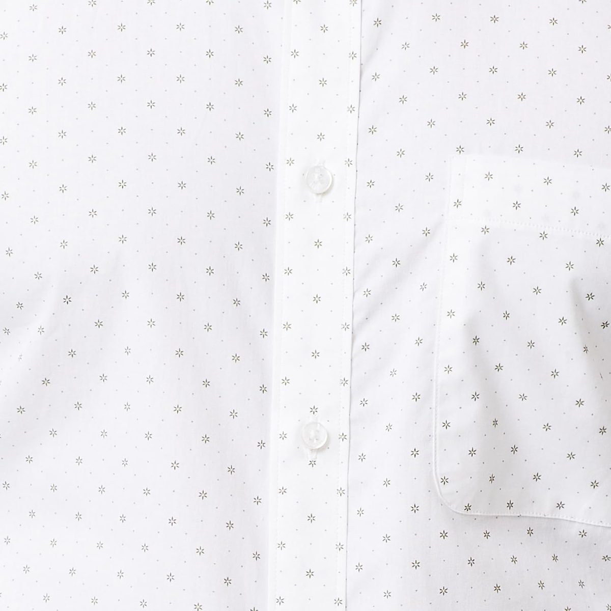 Raymond Men's Pure Cotton Print Pattern Slim Fit Semi Cutaway Collar Full Sleeve Formal Shirt - Image 7