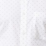 Raymond Men's Pure Cotton Print Pattern Slim Fit Semi Cutaway Collar Full Sleeve Formal Shirt - Image 7