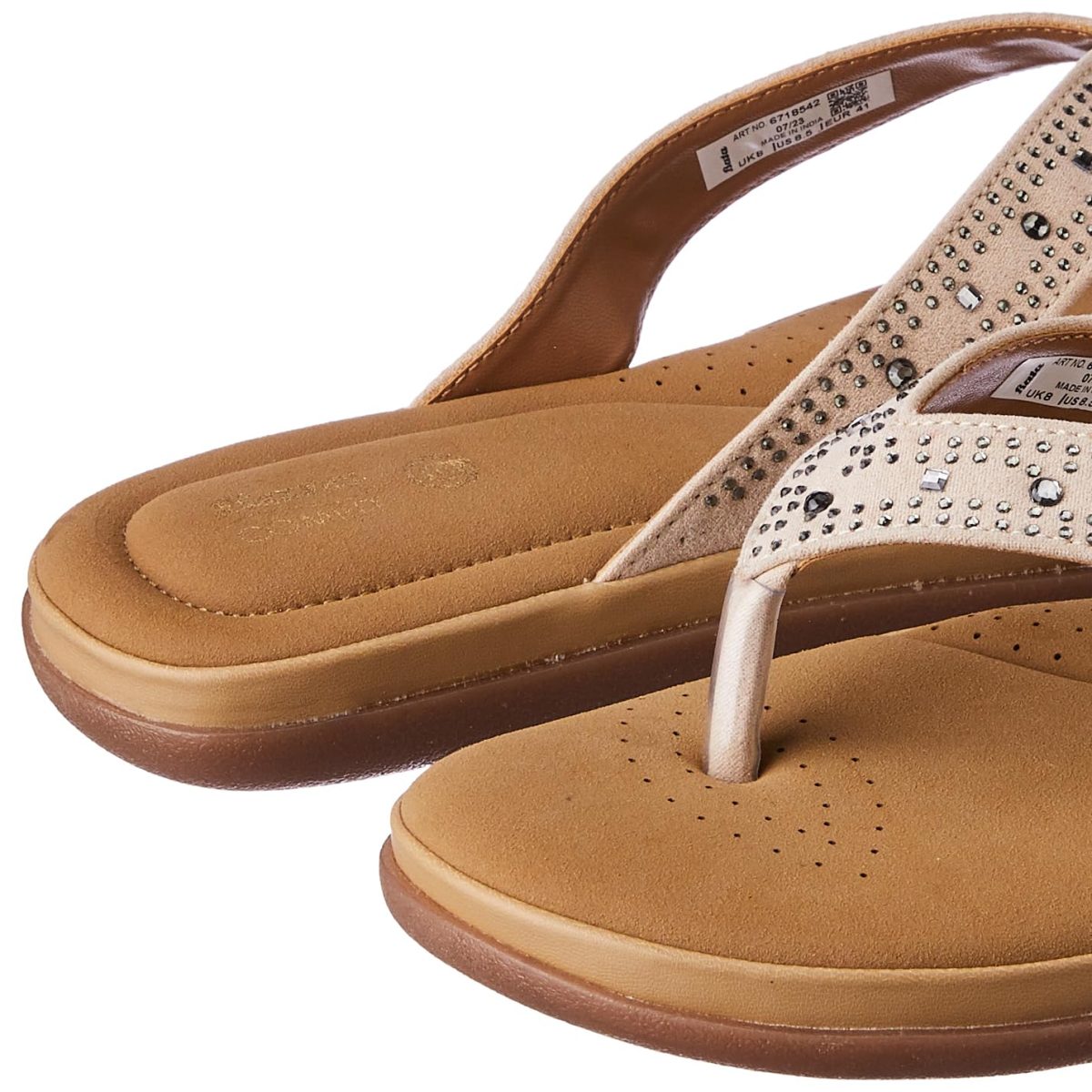 Bata Comfit Women Flats - Beige (6 UK) - Image 3