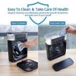 Drumstone [𝟏𝟓 𝐘𝐄𝐀𝐑𝐒 𝐖𝐀𝐑𝐑𝐀𝐍𝐓𝐘] Portable Air Conditioner Fan – Mini Evaporative Cooler with 1/2/3 H Timer, 3 Wind Speeds, and 3 Spray Modes for Office, Home, Dorm & Travel_Multicolor - Image 6