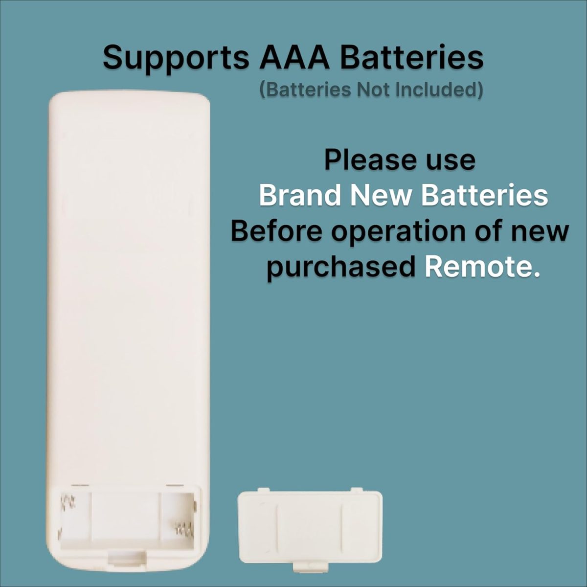 Zieva Compatible For O General Ac Remote Replacement For 1, 1.5, 2 Ton Split/Window Air Conditioner - Please Match The Original Remote (Ac 252 A),White - Image 5