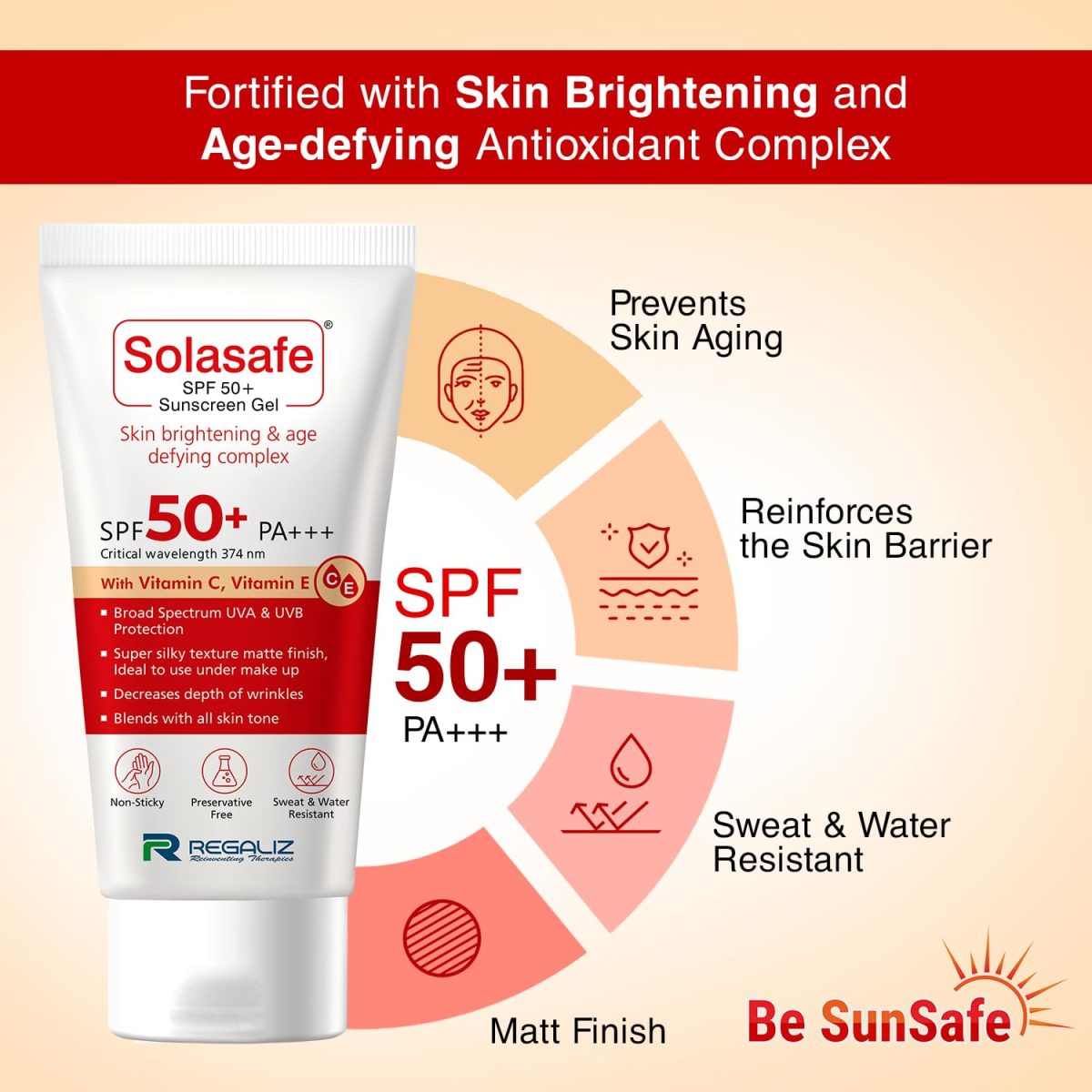 Regaliz Sunscreen SPF 50+ | Broad-Spectrum UVA & UVB Protection | Water-Resistant, Lightweight, and Non-Greasy Formula | Anti-Aging and Blue Light Protection | Suitable for All Skin Types - Image 6