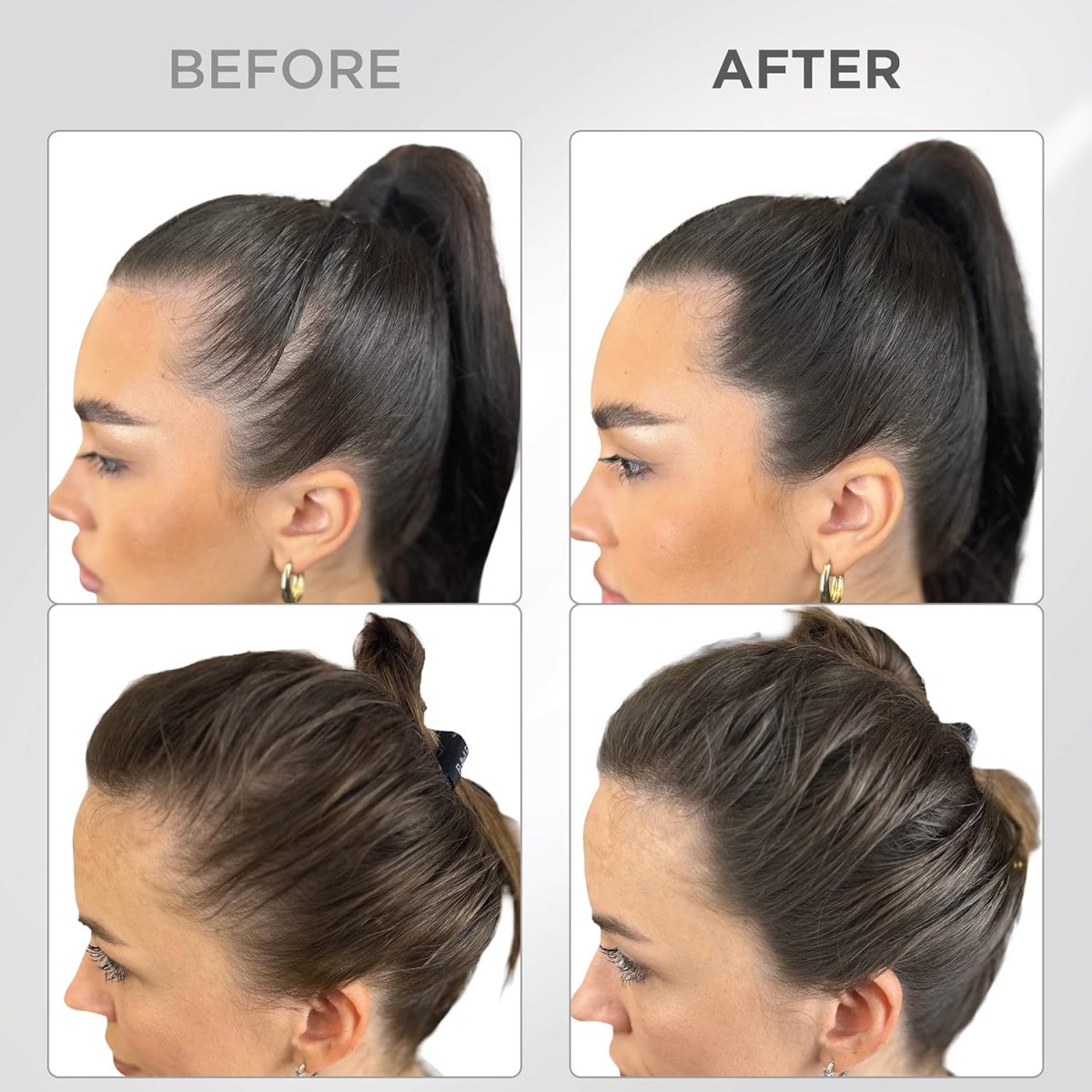THICK FIBER Root Touch Up & Hairline Powder with Precise Brush for Grey Root Coverage & Thin Hair (Dark Brown, 4g) – Water & Sweat Resistant – Hair Loss Concealer for Women, Bald Spots & Hair Fill-In - Image 6