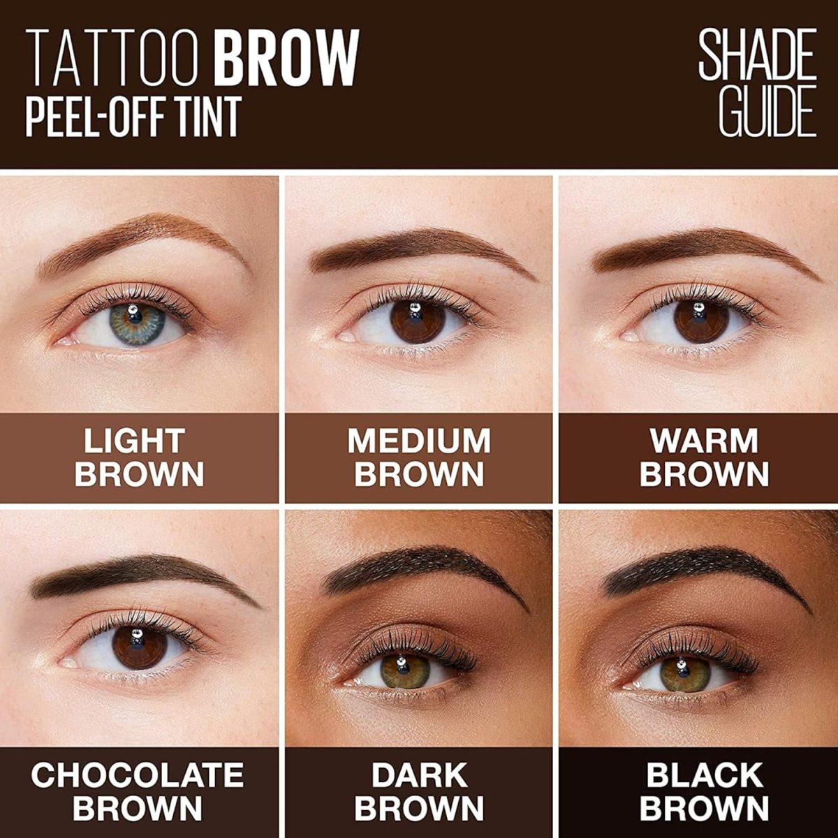 Maybelline Tattoo Brow Long-lasting Tint (Dark Brown, 4.9 ml) - Image 2