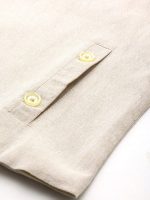 Cottinfab Women Beige Lightweight Open Front Casual Blazer - Image 6