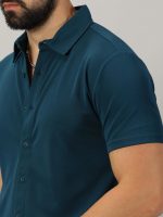 GESPO Men Shirt || Valetino Fabric Half Sleeve Shirts for Mens - Image 4