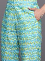 Libas Women's Printed Cotton Straight Kurta Trouser With Dupatta Set - Image 5