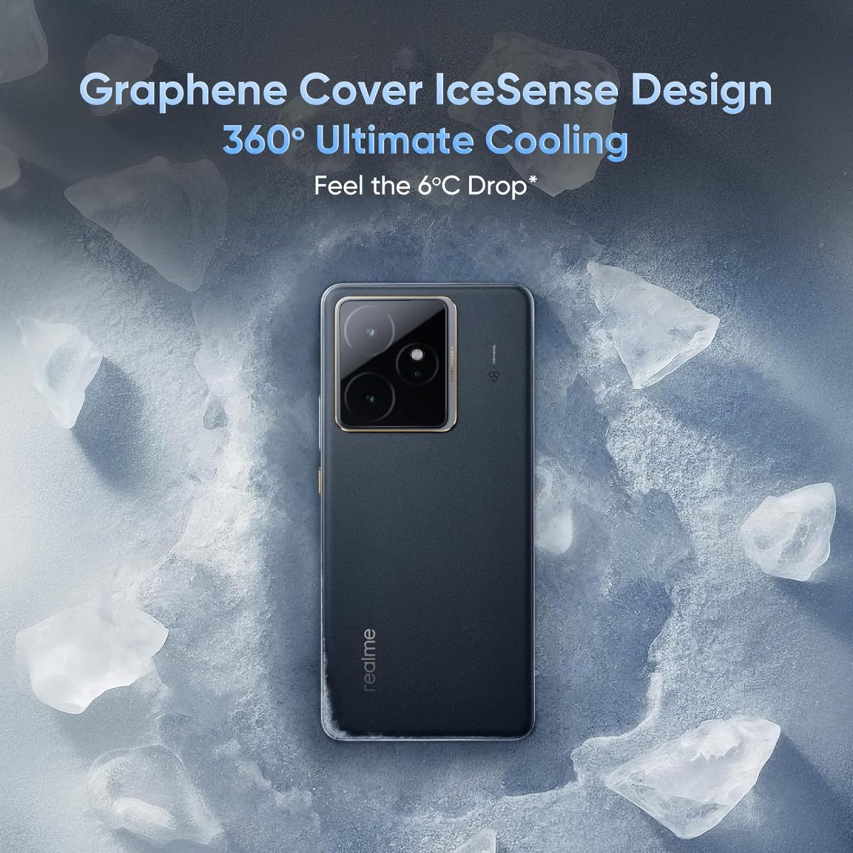 realme GT 7 (IceSense Black,12GB+512GB)| India's 1st MediaTek Dimensity 9400e Chipset | Strongest Battery Combo 7000mAh + 120W | AI 4K 120FPS Travel Camera | 360° Cooling IceSense Design with Graphene - Image 10