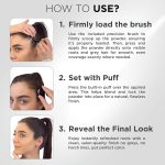 THICK FIBER Root Touch Up & Hairline Powder with Precise Brush for Grey Root Coverage & Thin Hair (Dark Brown, 4g) – Water & Sweat Resistant – Hair Loss Concealer for Women, Bald Spots & Hair Fill-In - Image 4