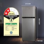 SHARP 265 L Frost Free Double Door 2 Star Refrigerator |Japan 7 Shield Protection|Hi-Tech Inverter | (Silver Hairline, SJ-FF305V2-PSH) - Image 6