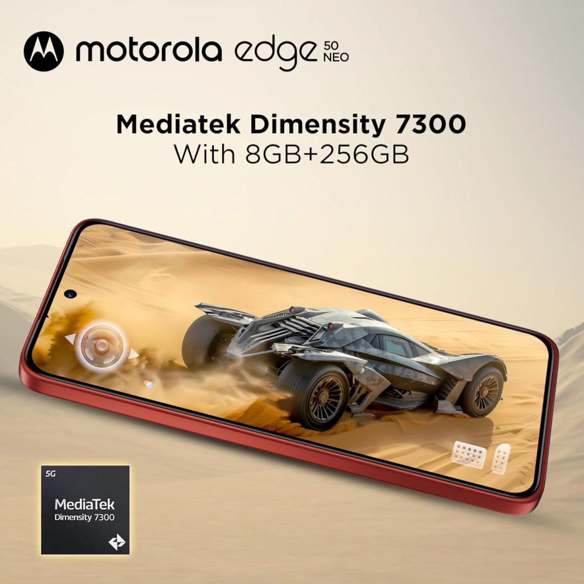 Motorola Edge 50 Neo 5G (Pantone Poinciana, 8GB RAM, 256GB Storage) - Image 13