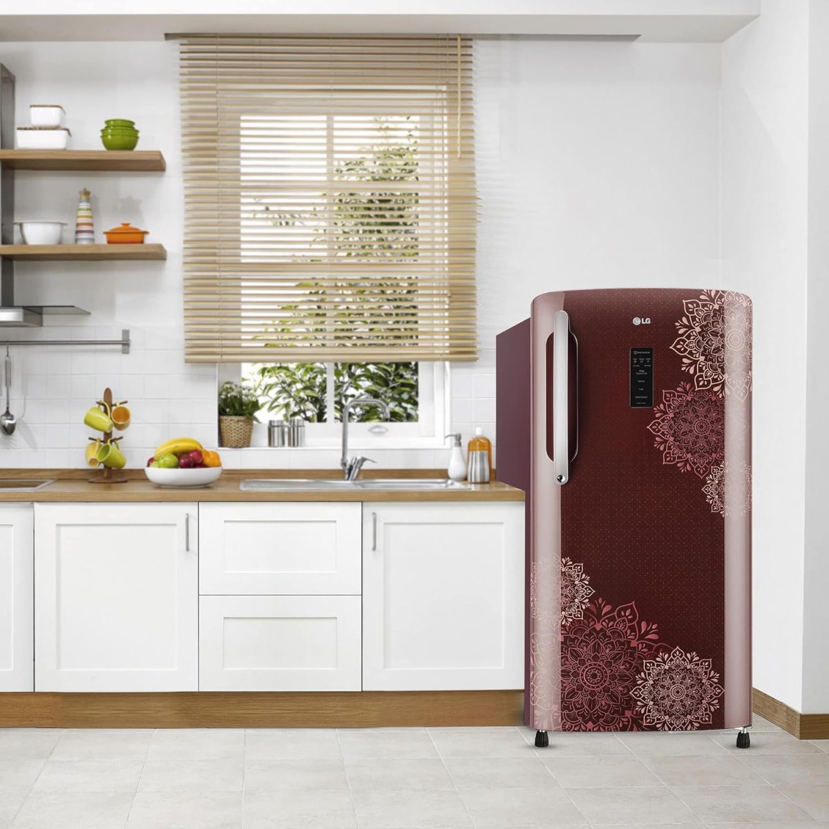 LG 204 L 4 Star Direct-Cool Inverter Single Door Refrigerator (??GL-B211CRRY, Ruby Regal, Smart Connect, 2022 Model) - Image 5