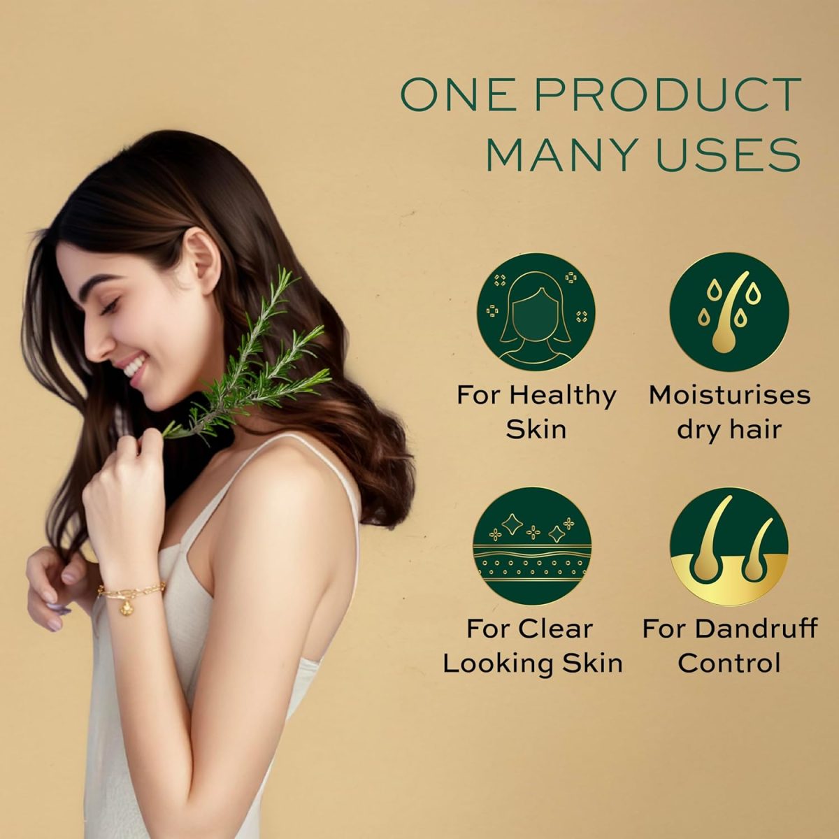 Parachute Advansed Tea Tree Essential Oil | 100% Pure| for Dandruff Control & Glowing Skin | Moisturises dry hair, Controls Dandruff, for Healthy & Clear looking Skin | 14ml - Image 3