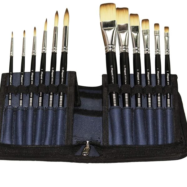 Maped Premium Synthetic Brush Set x12