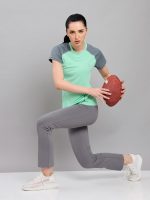TECHNOSPORT Quickdry Womens Slimfit Roundneck Halfsleeve T-Shirt Odourfree Breathable UV Protection (WTW114_123P) - Image 6