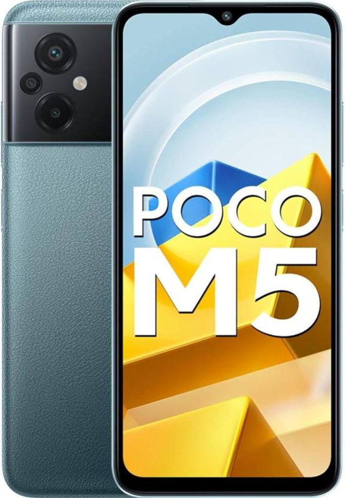 POCO M5 (6 GB RAM, 128 GB Storage) Icy Blue