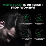 BEARDO Thin Hair Thickening Sulphate Free Shampoo for Men 200 ml | With Biotin, Keratin, Saw Palmetto | Sulphate and Paraben Free Shampoo | For Strong & Thick Hair - Image 3