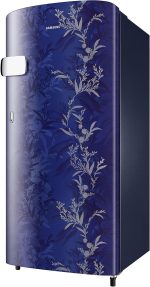 Samsung 184L 1 Star Digital Inverter Direct-Cool Single Door Refrigerator Appliance(RR19C2YCZ6U/NL,Mystic Overlay Blue) Base Stand Drawer - Image 2