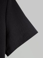 SWADESI STUFF Men's Regular Fit Polycotton Casual Chinese Collar Half Sleeve Solid Color Shirt - Image 4