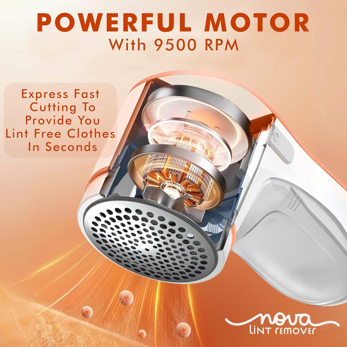 Nova Lint Remover for Clothes Fabric Cleaner for Woolen Clothes | 1 Year Warranty - Image 5