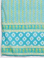 Libas Women's Printed Cotton Straight Kurta Trouser With Dupatta Set - Image 7