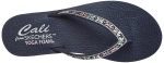 Skechers Womens Slippers 119660-Nvmt 5 (Navy,Multi) - Image 6