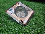 HIKIN SUPERMARKET Square Stainless Steel Kitchen Strainer,Sink Jali,Drain Filter,Wide Rim Anti Clogging Mesh Drain Filter Vegetable Hair Catcher Drain Cover,11.5Wx2.5H Centimeters - Image 2