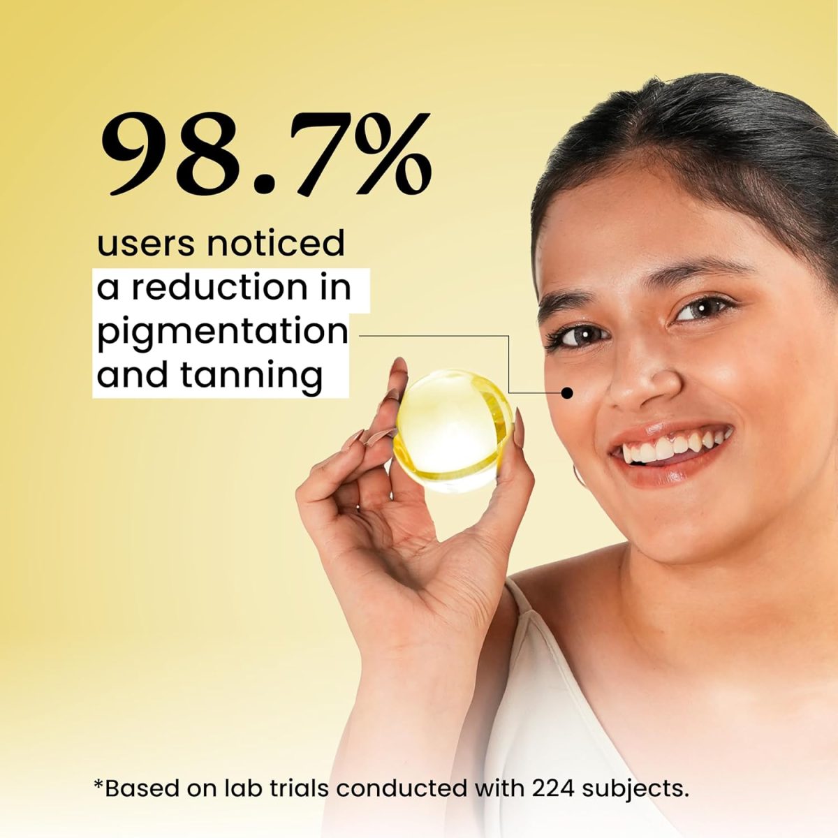 Foxtale SPF 70 Niacinamide Dewy Sunscreen with PA++++ For Dewy Sun Protection|Prevents Tan|Lightenweight, Non Greasy, No White Cast|Anti-Tan Formula|For Men & Women|For all skin type,50 Ml - Image 2