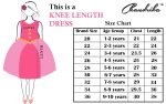 Chandrika Girls midi Knee Length Pink Sleeveless Party Dress - Image 4