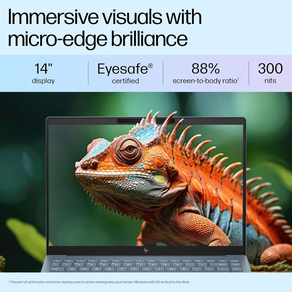 HP Pavilion Plus, 13th Gen Intel Core i5-1335U Laptop, (16GB LPDDR5x,512GB SSD), IPS, 300 nits, 14''(35.6cm) 2K,Win 11, M365 Basic(1yr), Office Home 24, Blue,1.38kg, 5MP Camera w/Shutter,ew0108TU - Image 6