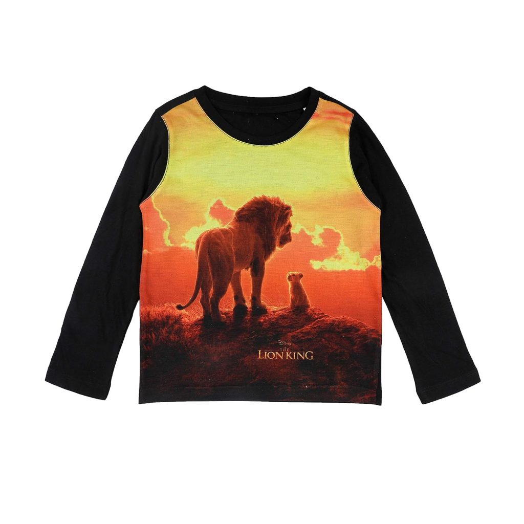 Lion King by Wear Your Mind Boy's Plain Regular fit Long Sleeve Top (DLKF0012.2_Yellow 13-14Y)