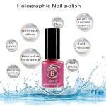 Beromt Purple Love Holographic Nail Polish, Glitter Nail Paint, Nail Art Colors, Gel Effect Nail Polish, Best Nail Polish, High-Shine Long Lasting Non-Toxic Professional Nail Polish, 10ml-524 - Image 3
