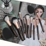 Makeup Brushes,MAANGE 10 PCs Professional Makeup Brushes Set(Brown) - Image 7