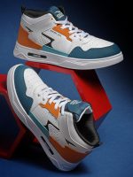 ASIAN Men's White Casual Sneaker Hi-Neck Shoes with Synthetic Upper Lightweight Comfortable Mid Top Sneaker Shoes for Men's & Boy's Boston-13 - Image 4