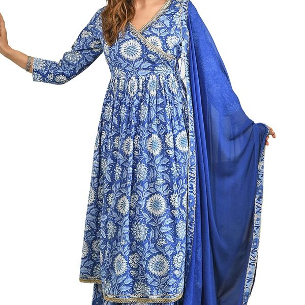 Janasya Women's Cotton Kurta Set