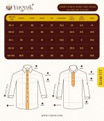 Yugnik Men's Slim Fit Beige Color Cotton Blend Formal Shirt - Image 6