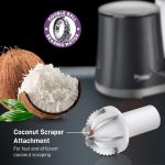Prestige Ultima Pro 2 Litre Table Top Wet Grinder |200 Watts Heavy Duty Motor|Coconut Scraper Attachment|Atta Kneader Attachment|Stainless Steel Drum|2 Years Warranty|Grey & Black - Image 5