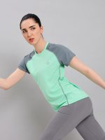 TECHNOSPORT Quickdry Womens Slimfit Roundneck Halfsleeve T-Shirt Odourfree Breathable UV Protection (WTW114_123P) - Image 5