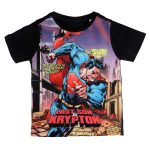 Superman by Wear Your Mind Boy's Plain Regular T-Shirt (WB.SM.BT006.2_Multicolored2 3-4Y)