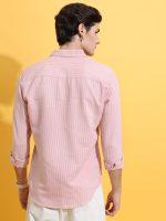Highlander Men's Striped Slim Fit Shirt - Image 3