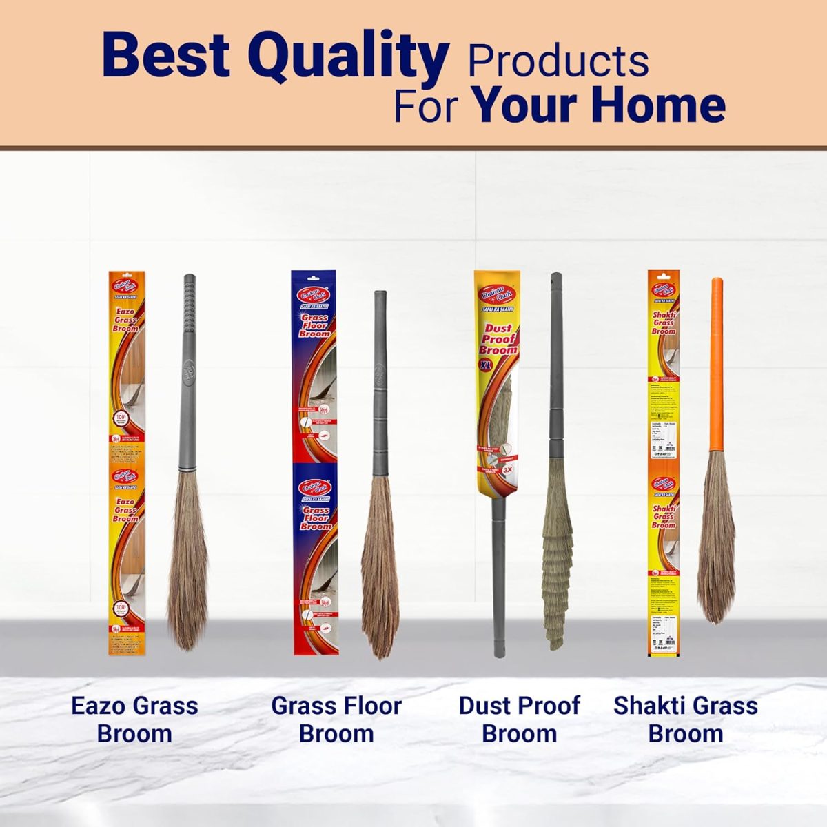 Chakaachak No Dust Broom for Cleaning Floors| No Dust Broom with Washable Fibers| Broom for Home Cleaning| Highly Durable Broom | Broom with Long Handle (XL)| Jhadu for Floor Cleaning - Image 8