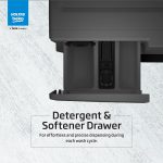 Voltas Beko 8.0kg, Inverter, 5 Star Front Load Washing Machine (WFL8014VTAP, Anthracite), Auto Dosing,Stain Expert - Image 12