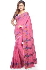 WoodenTant Women's Cotton Saree With Blouse Piece