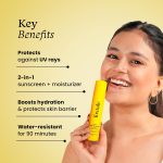 Foxtale SPF 70 Niacinamide Dewy Sunscreen with PA++++ For Dewy Sun Protection|Prevents Tan|Lightenweight, Non Greasy, No White Cast|Anti-Tan Formula|For Men & Women|For all skin type,50 Ml - Image 3
